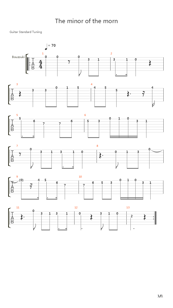 Folk Rembetiko From Greece吉他谱