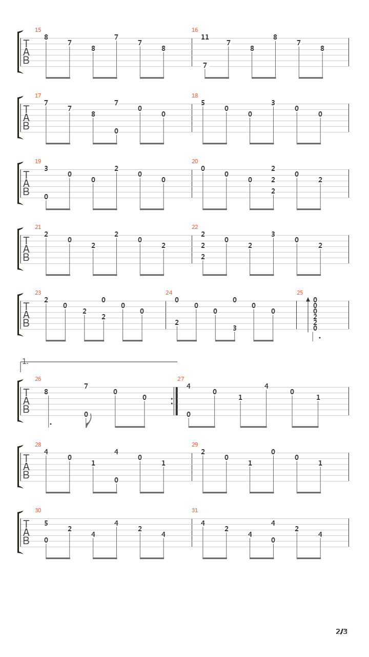 Romanza吉他谱