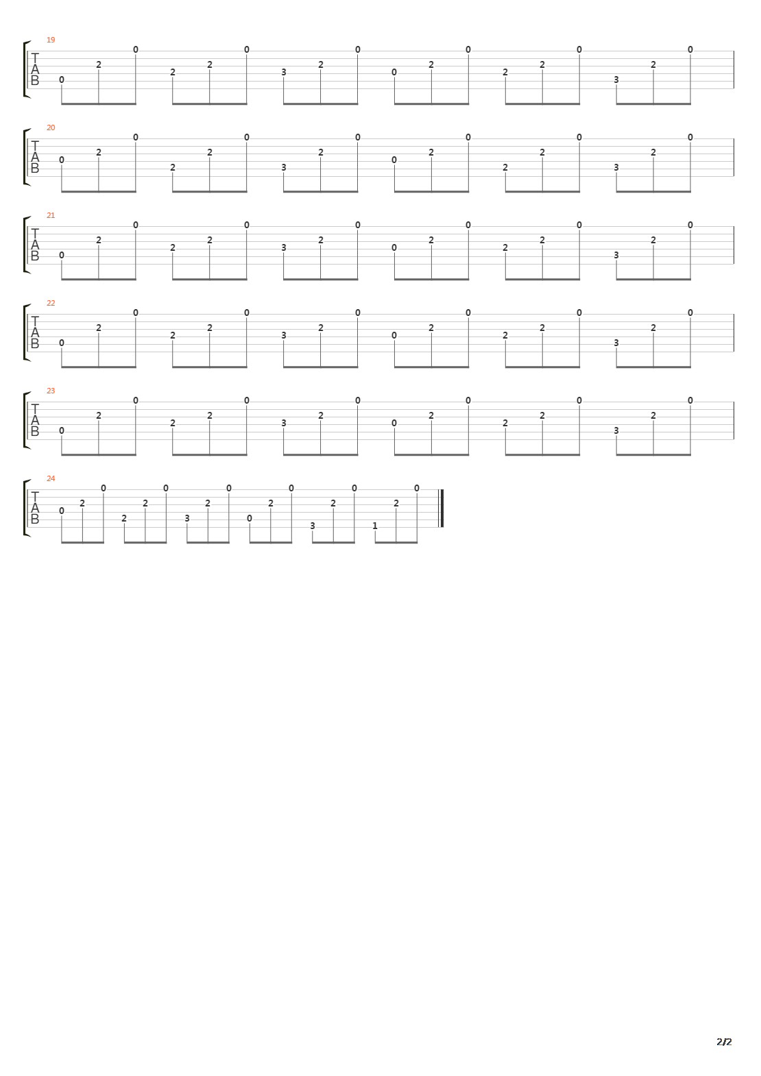Spanish Study吉他谱