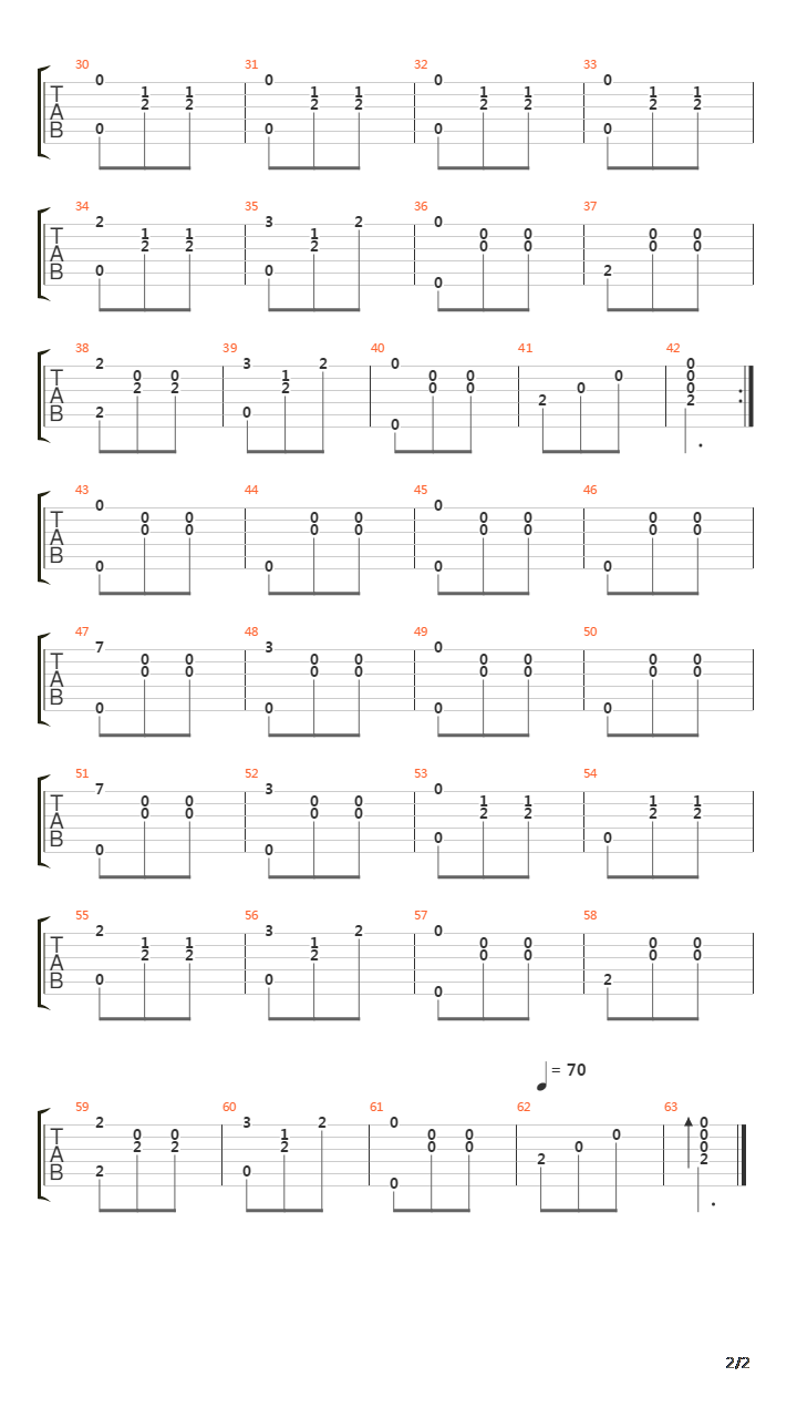 Valse In Sol吉他谱