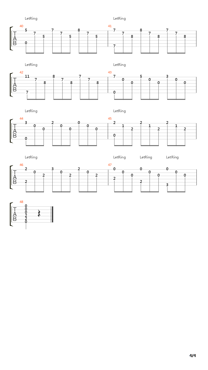 Notturno吉他谱