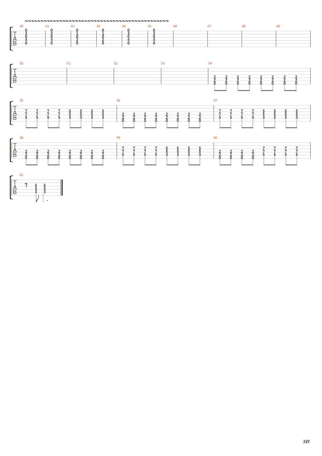 The Dark吉他谱