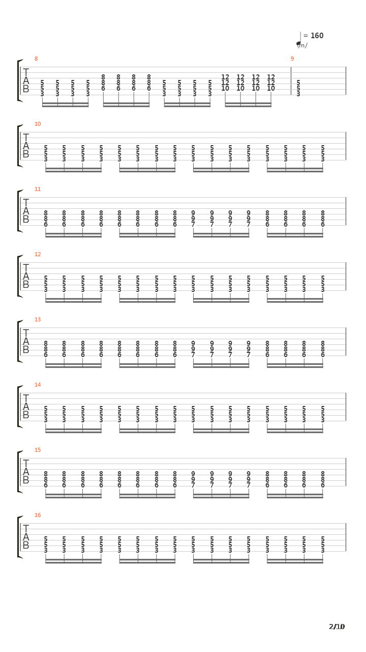 Inner War吉他谱