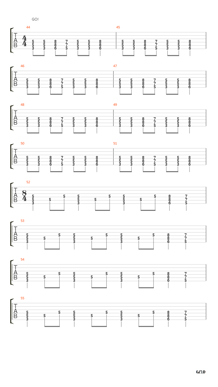 Inner War吉他谱
