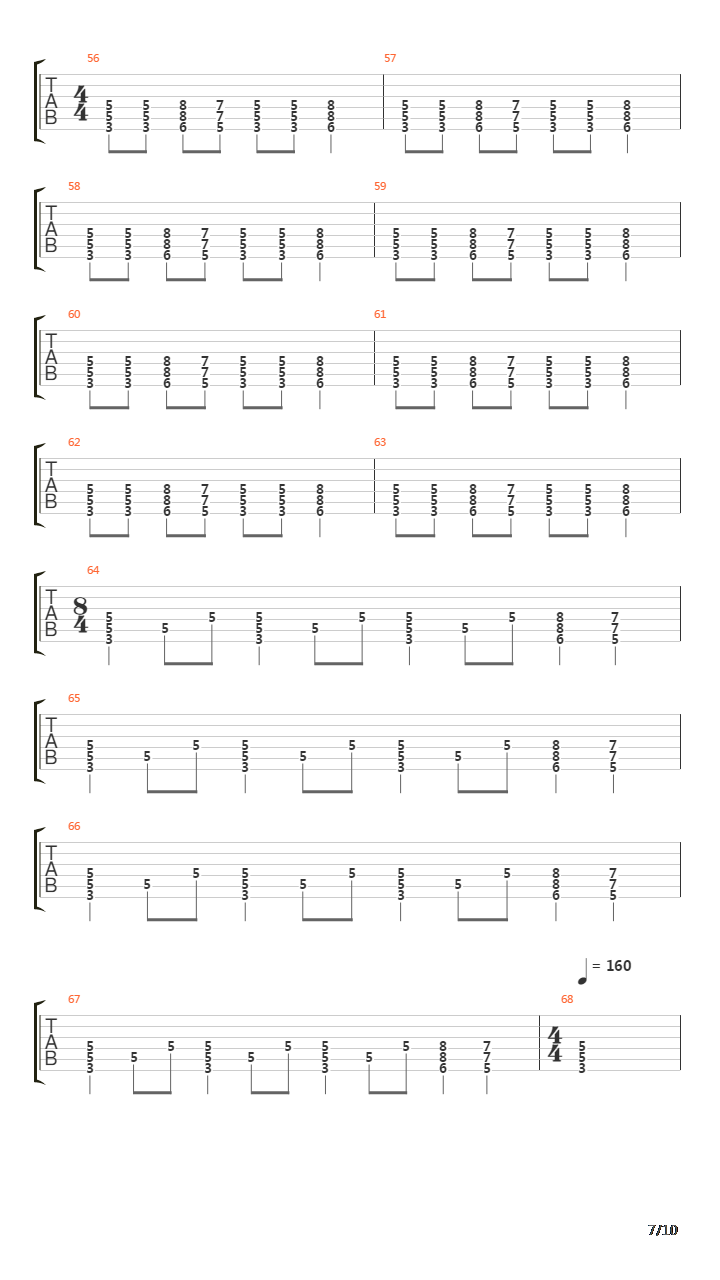 Inner War吉他谱