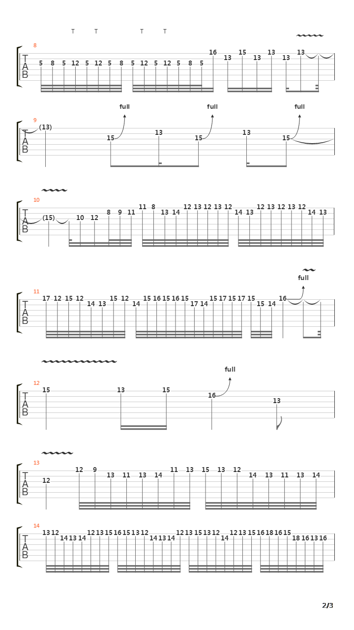 Tyranny吉他谱