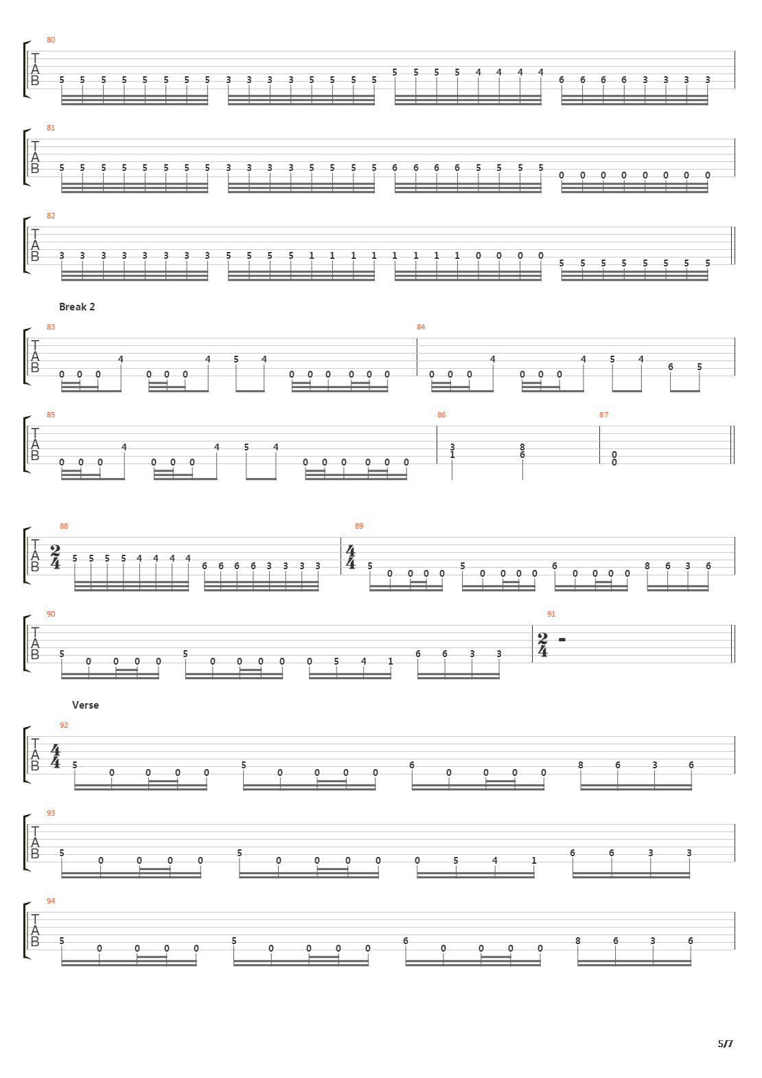 Tyranny吉他谱