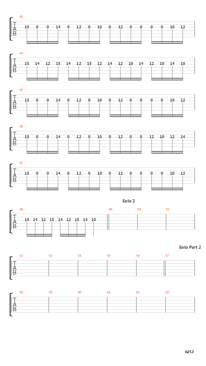 Tyranny吉他谱