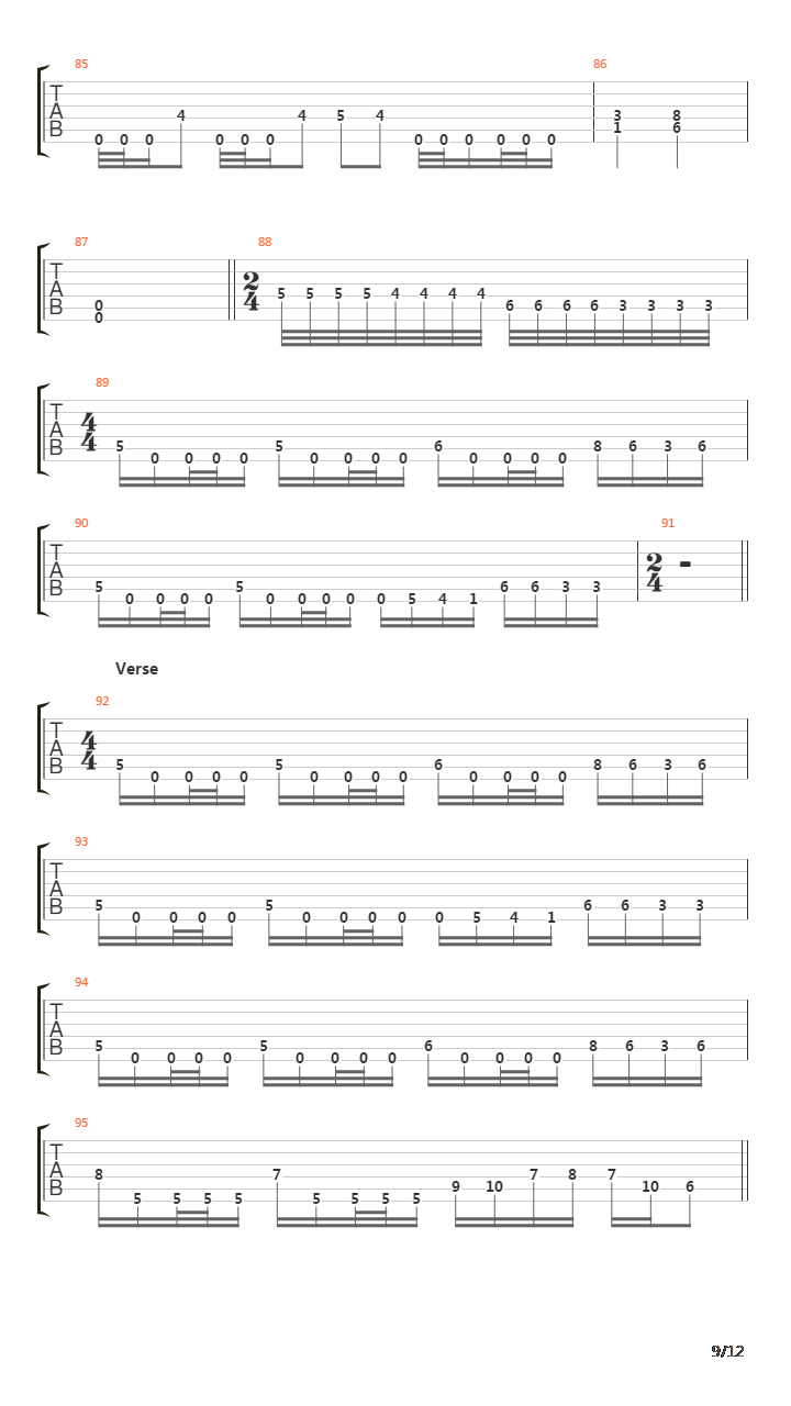 Tyranny吉他谱