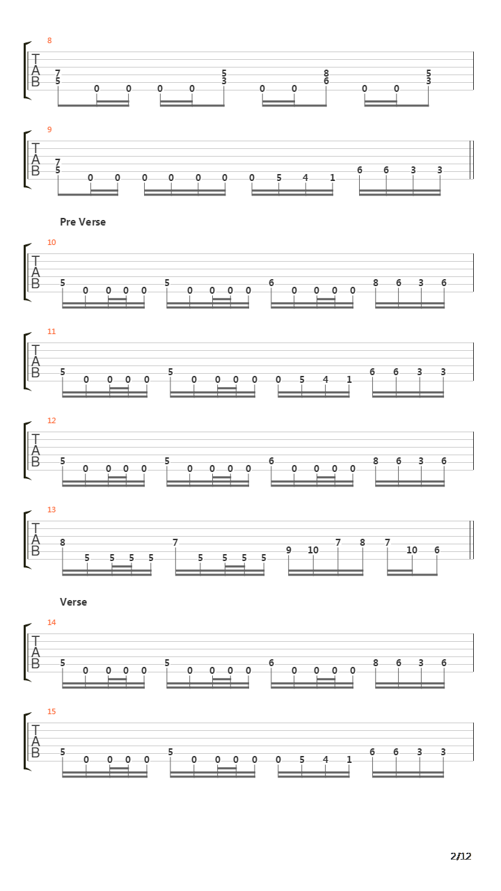 Tyranny吉他谱