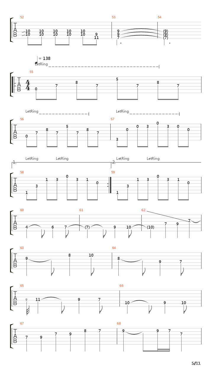 Med Hevede Sverd吉他谱