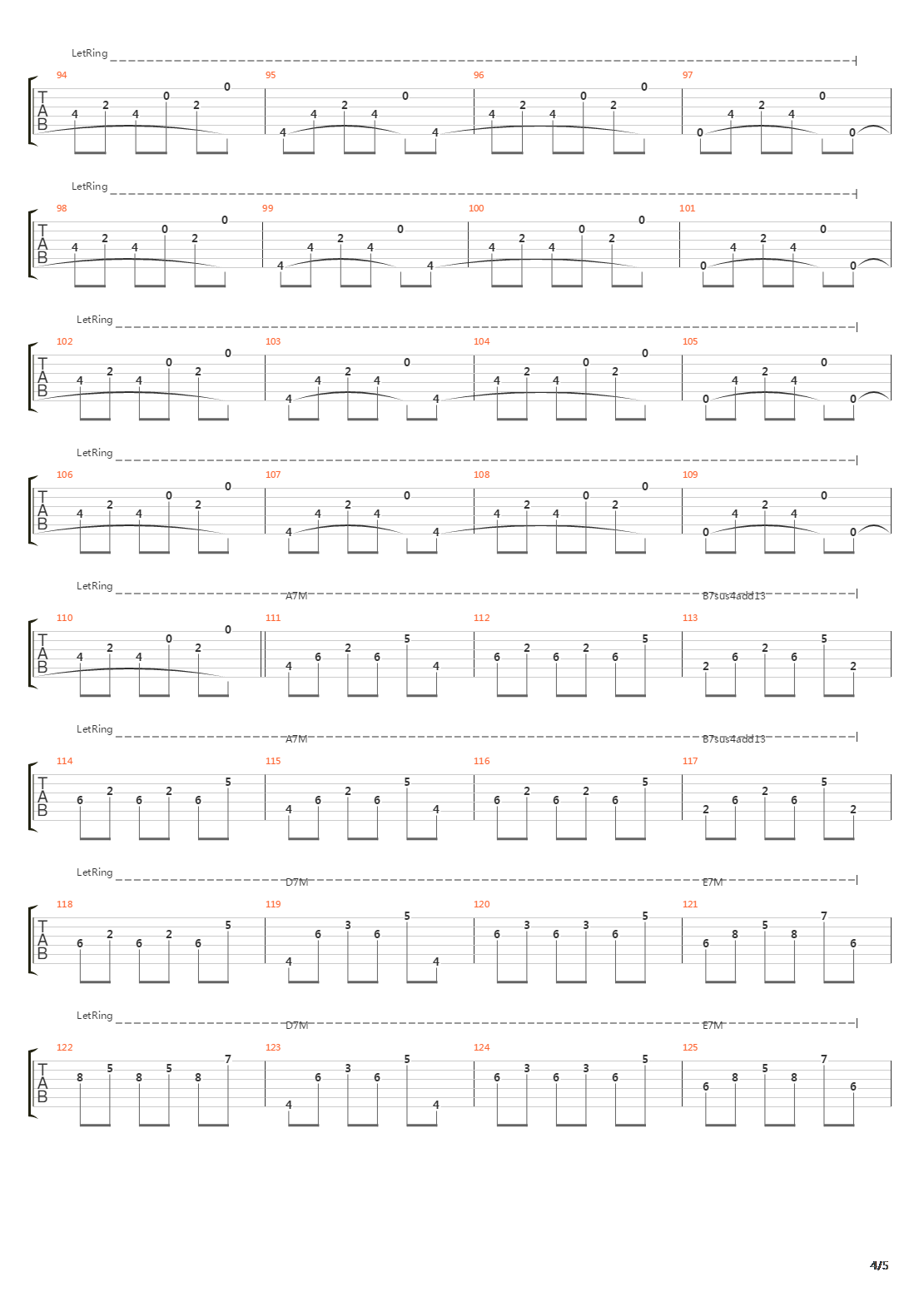 Folk Song Ii吉他谱