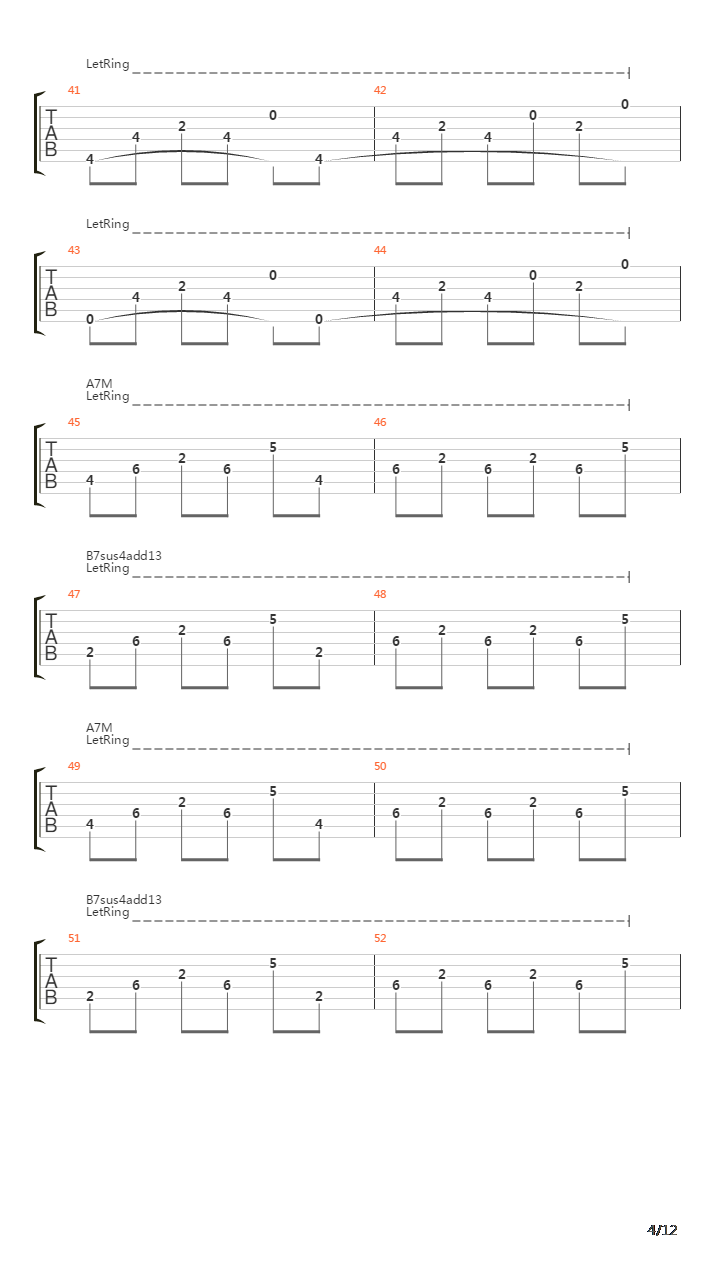 Folk Song Ii吉他谱