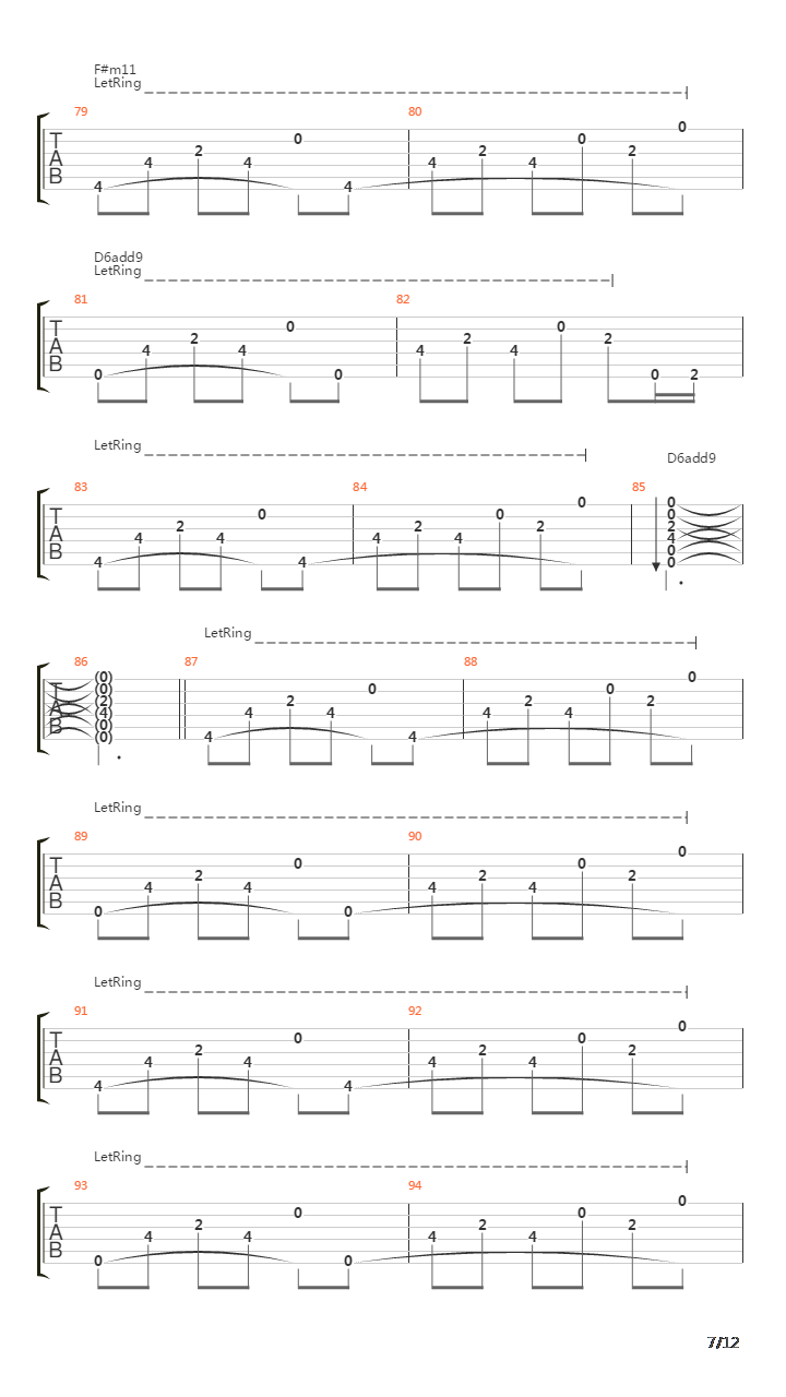 Folk Song Ii吉他谱