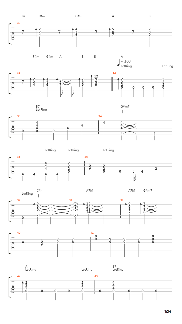 Sun Step吉他谱