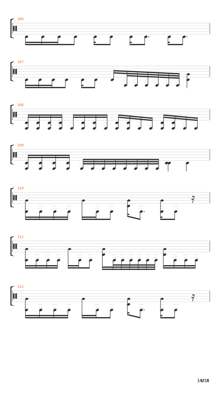 Omit The Words吉他谱
