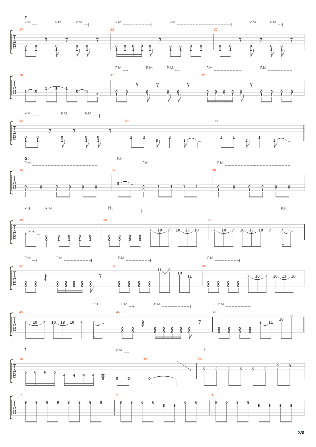 Naysayer吉他谱