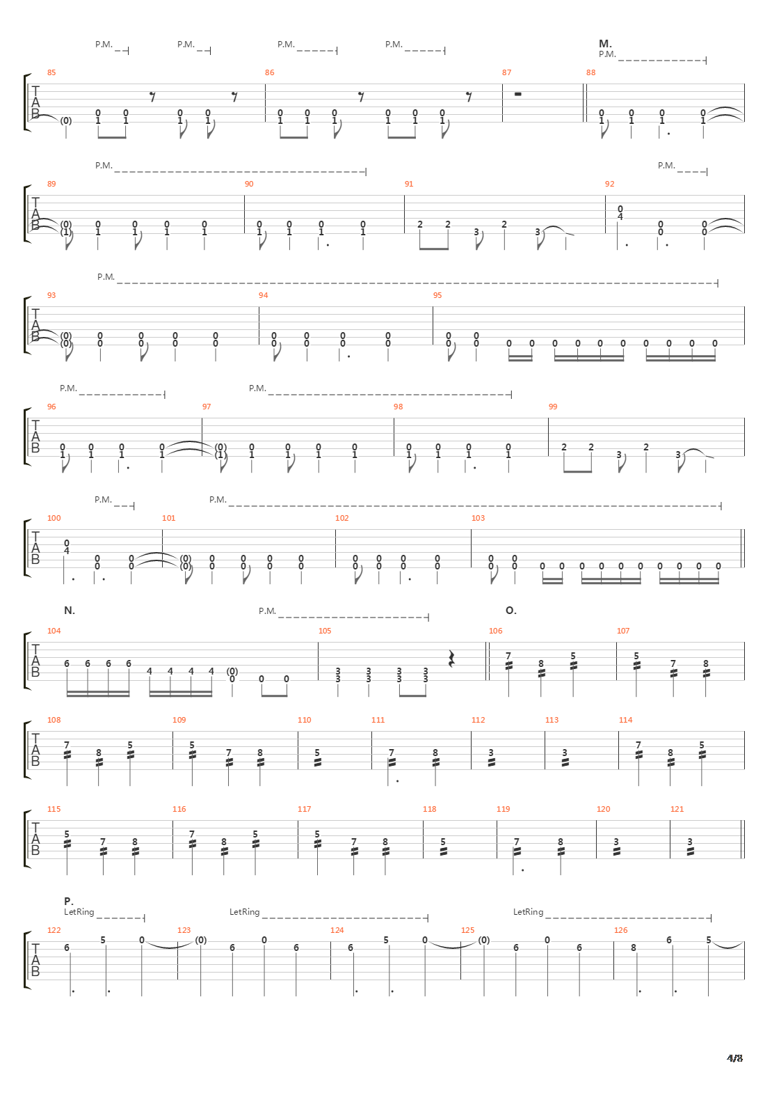 Naysayer吉他谱
