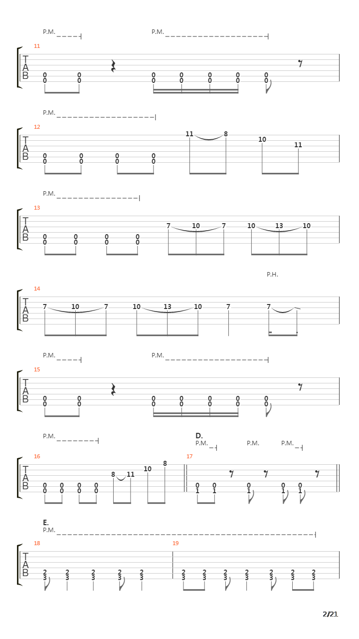 Naysayer吉他谱