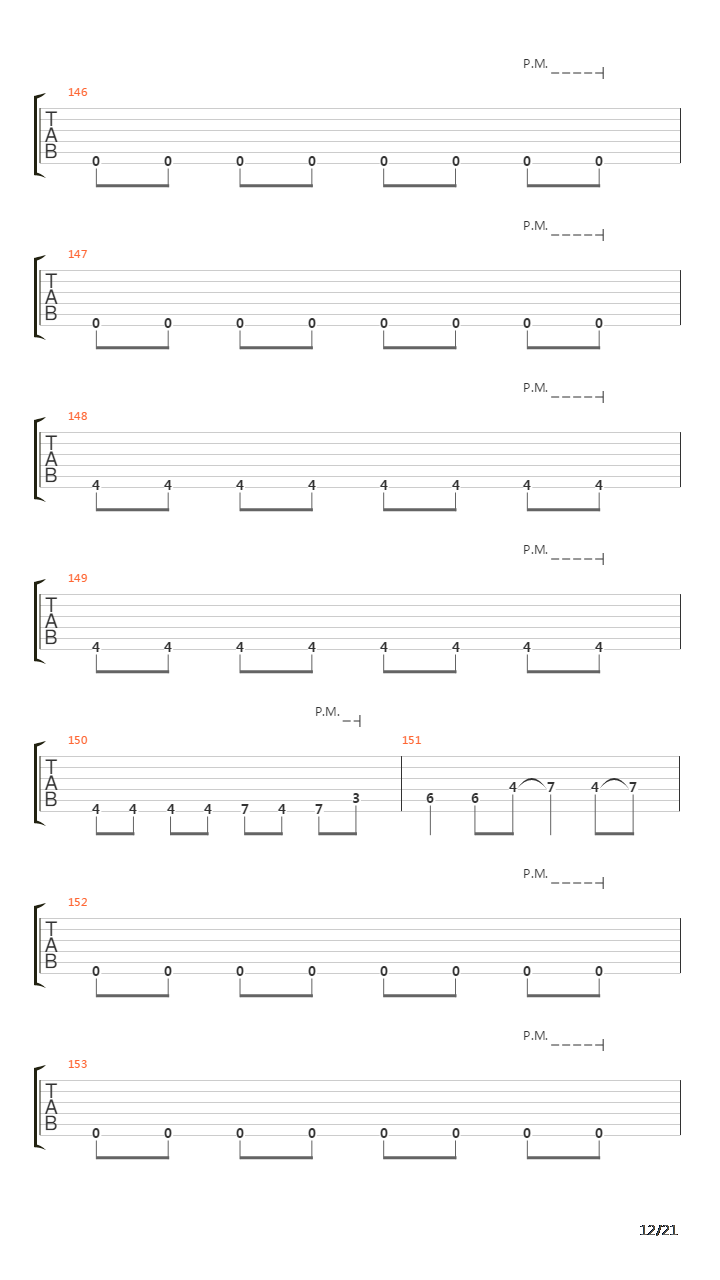 Naysayer吉他谱