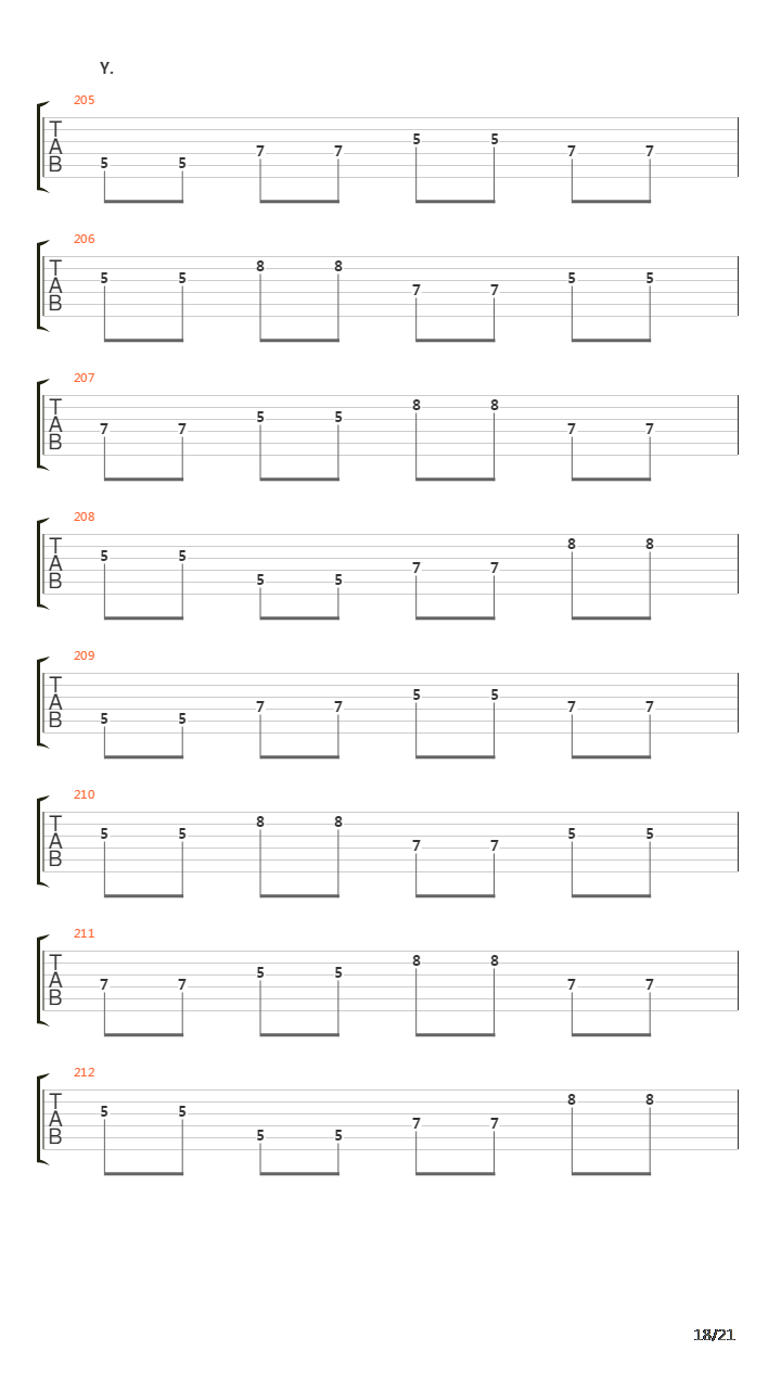 Naysayer吉他谱