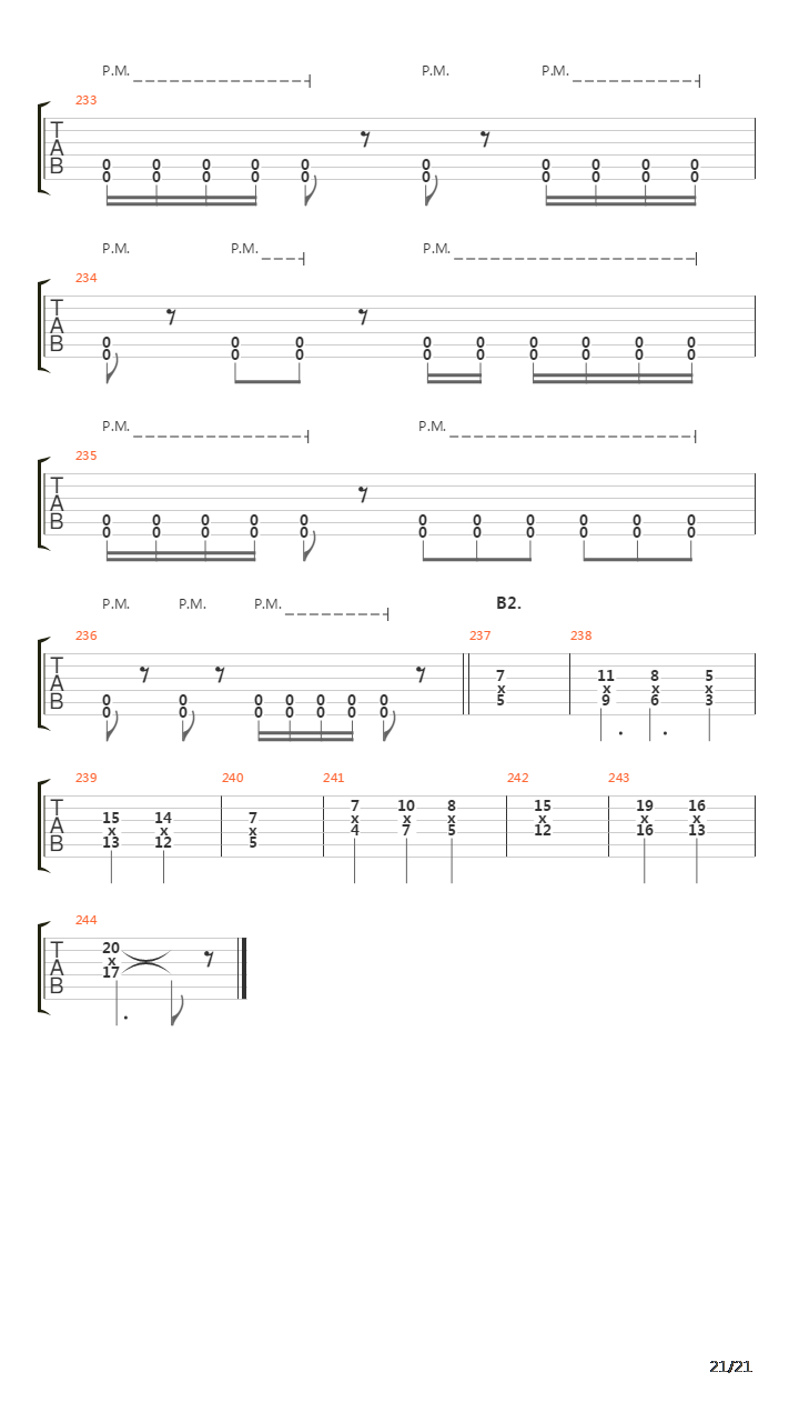 Naysayer吉他谱
