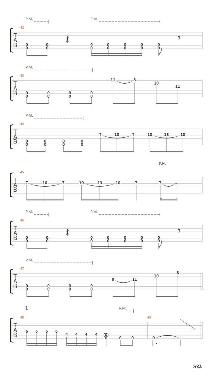 Naysayer吉他谱