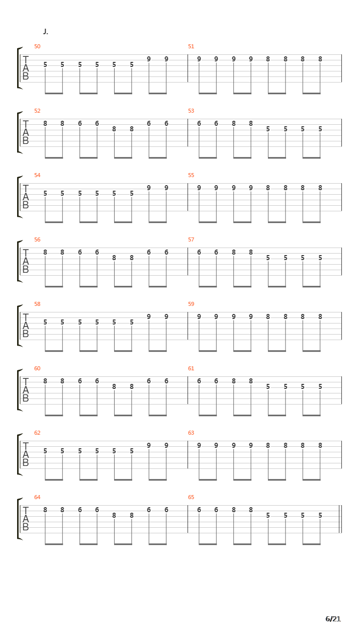 Naysayer吉他谱
