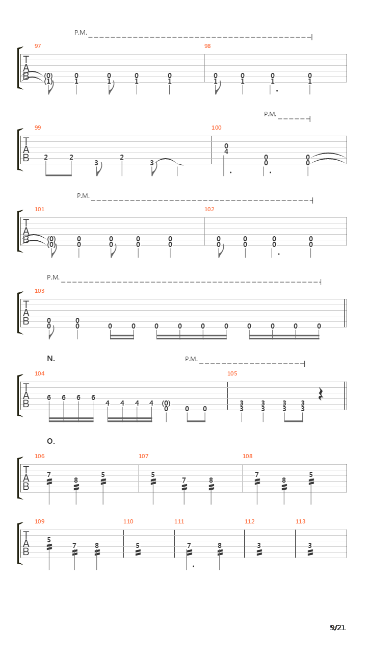 Naysayer吉他谱