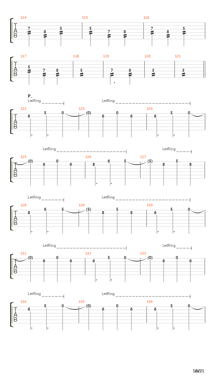 Naysayer吉他谱