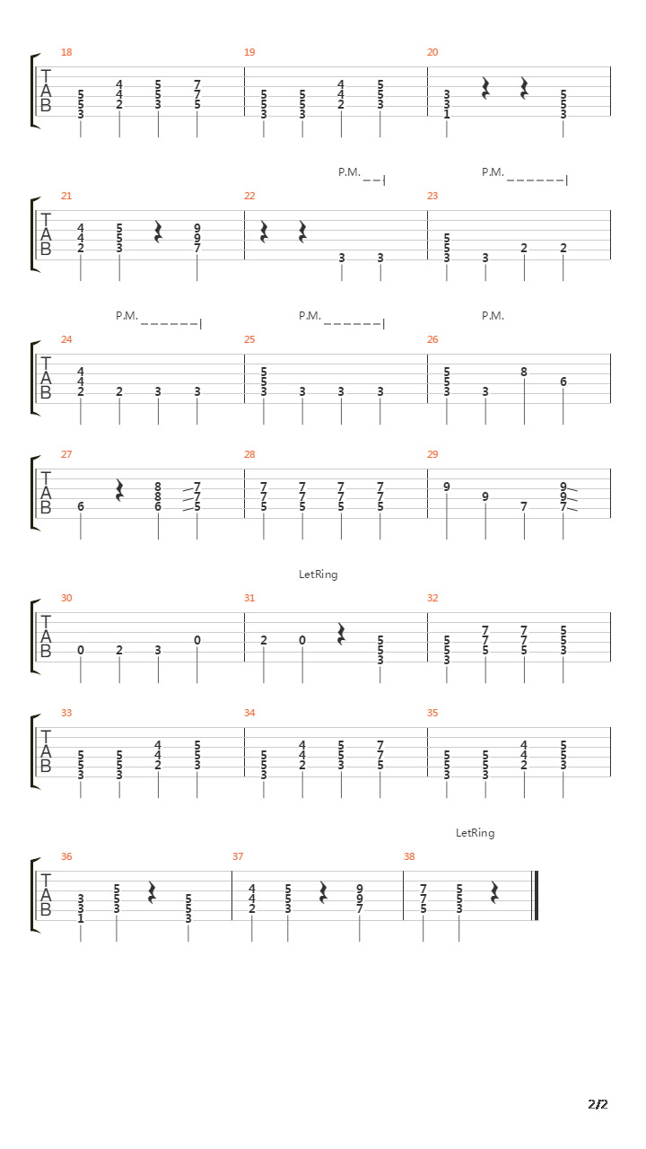 Just Between You And Me吉他谱