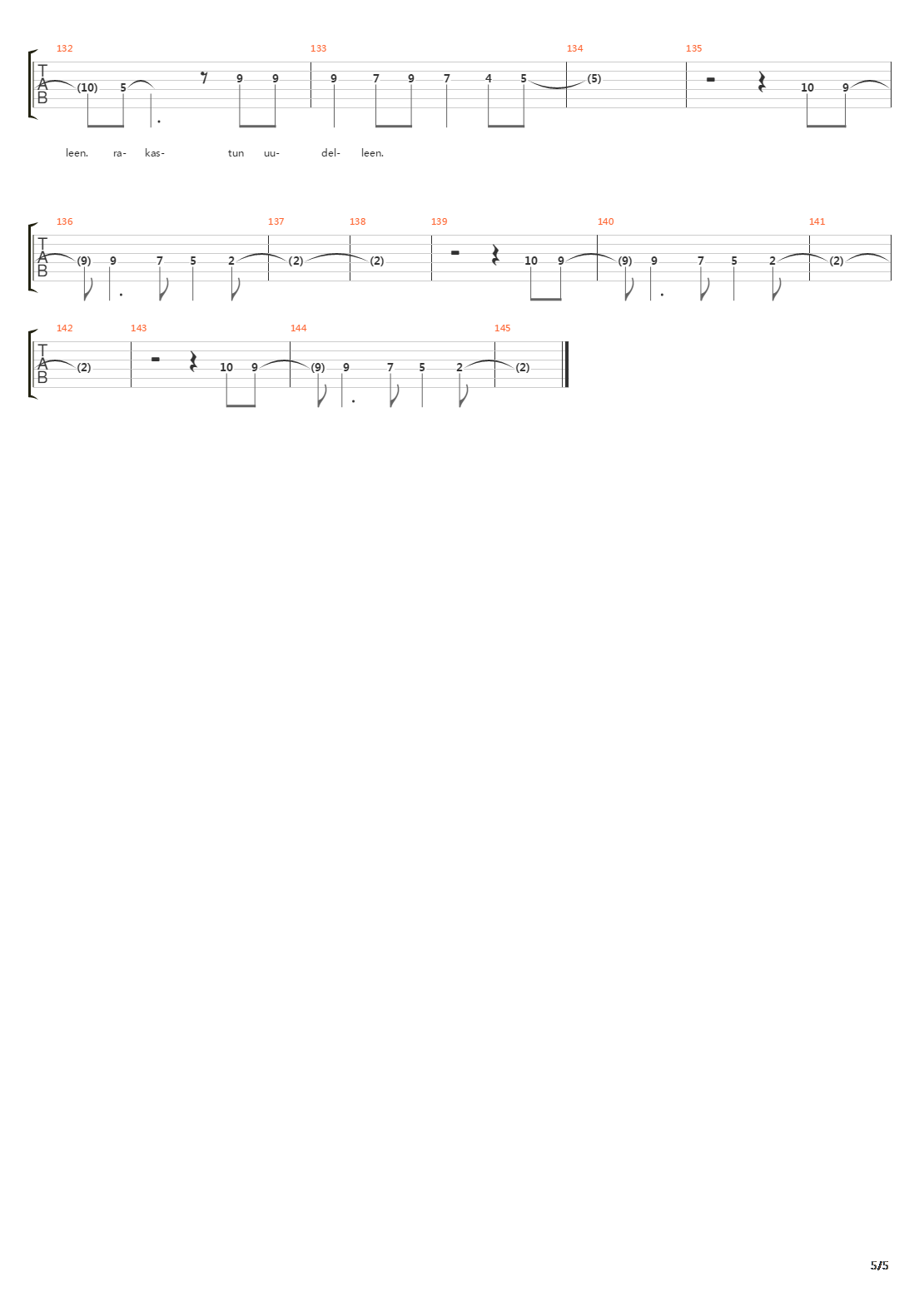 Ilona吉他谱