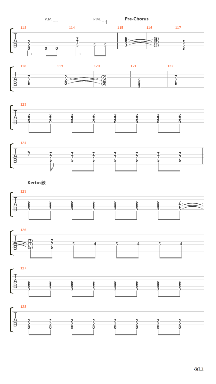 Kaivo吉他谱