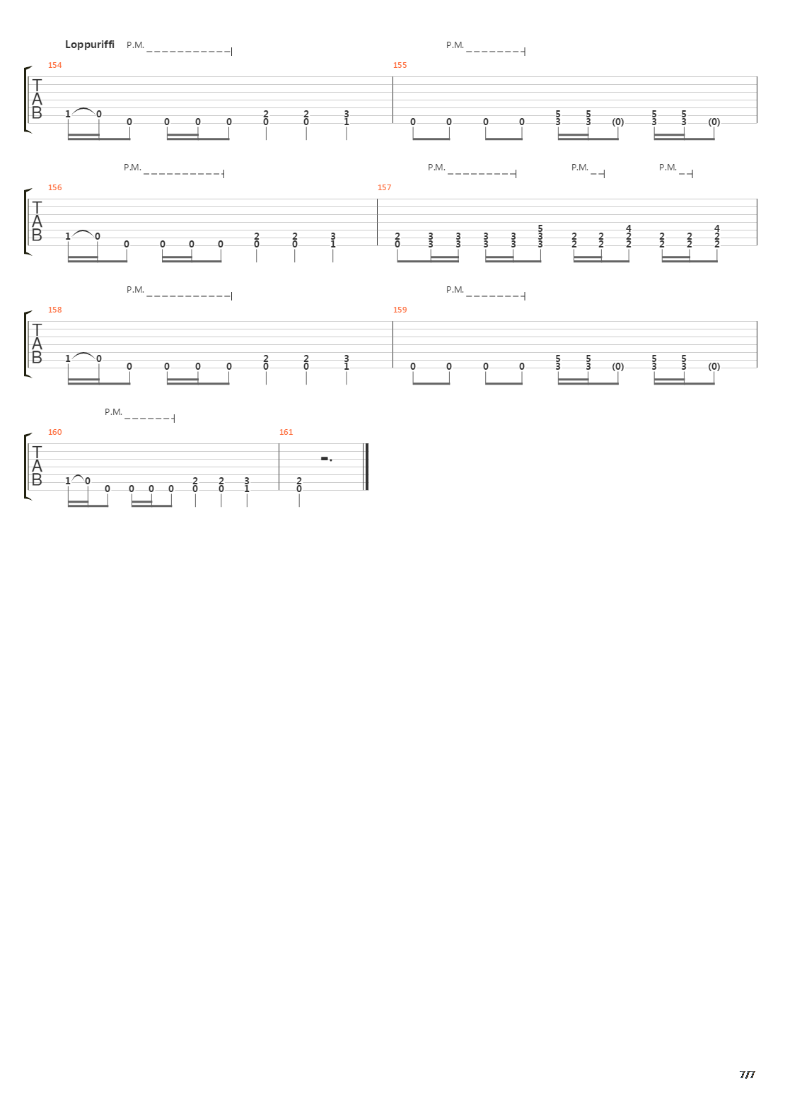 Pahempi Toistaan吉他谱