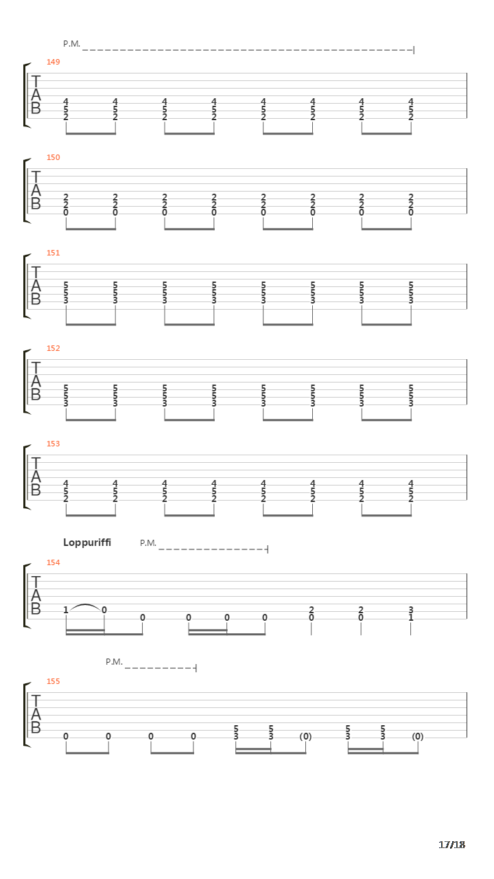 Pahempi Toistaan吉他谱