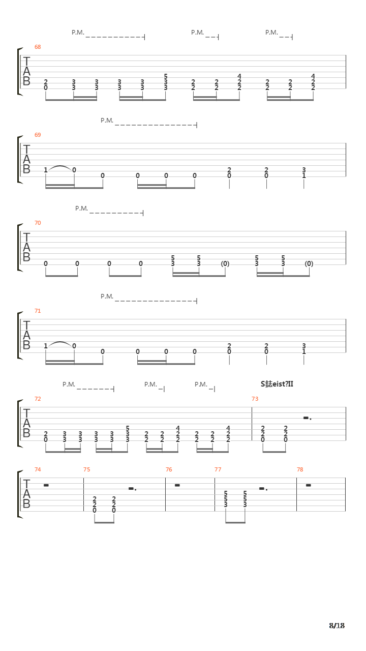 Pahempi Toistaan吉他谱