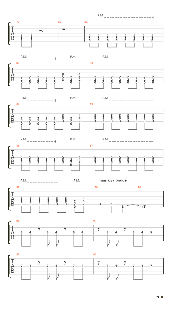 Pahempi Toistaan吉他谱