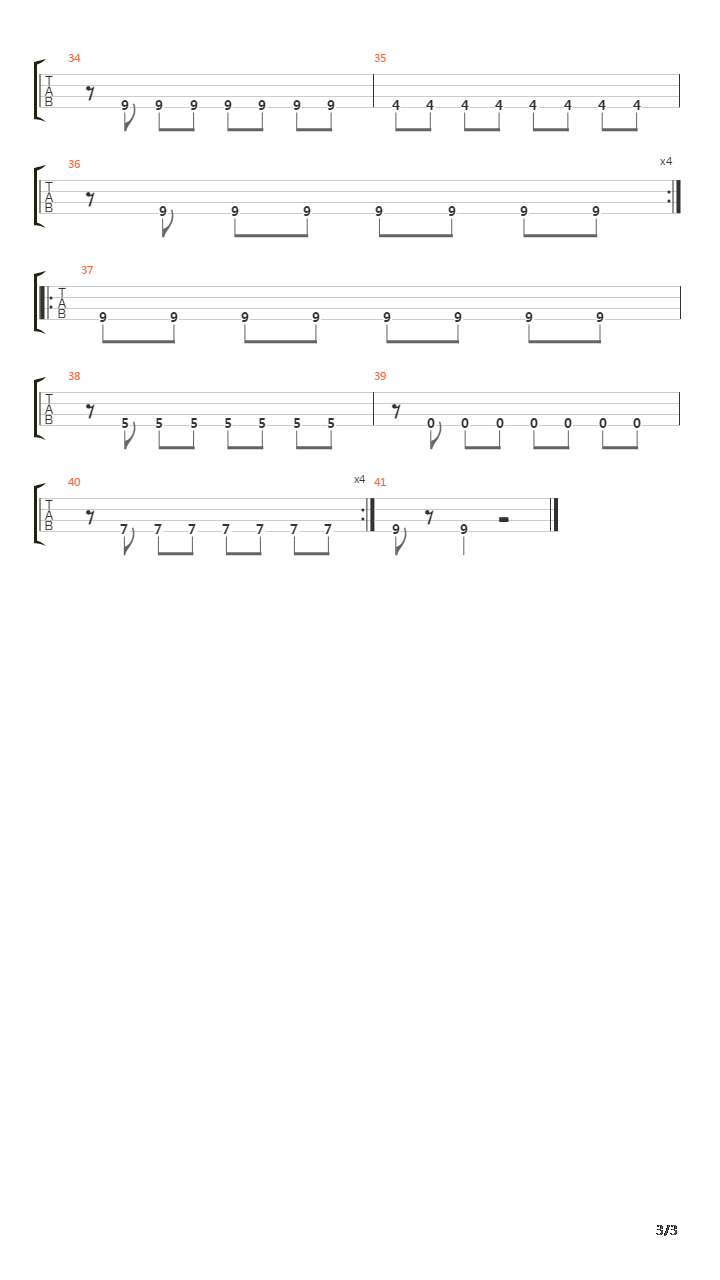 A Chaque Seconde吉他谱