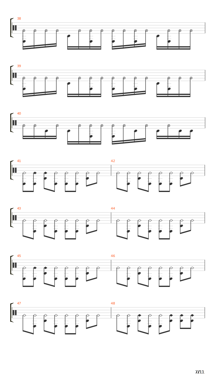 A Chaque Seconde吉他谱