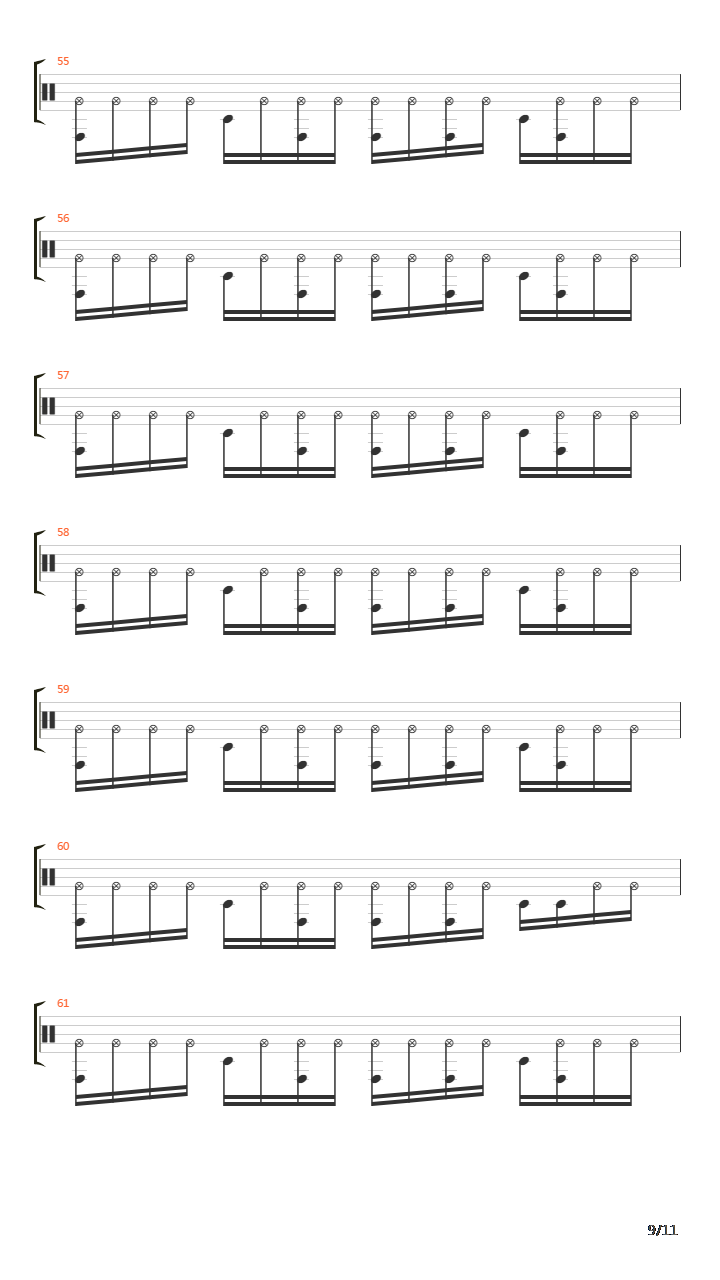 A Chaque Seconde吉他谱