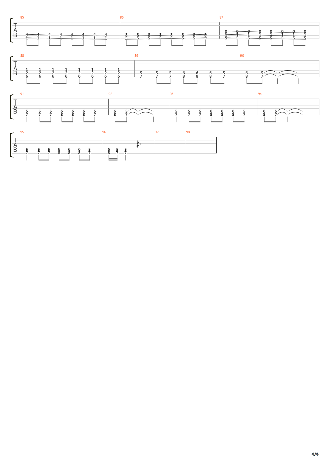 Je Suis吉他谱