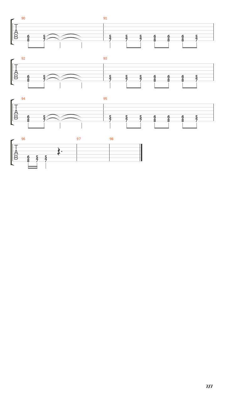 Je Suis吉他谱