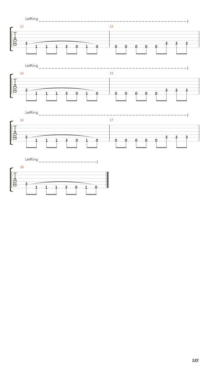 Sainte吉他谱