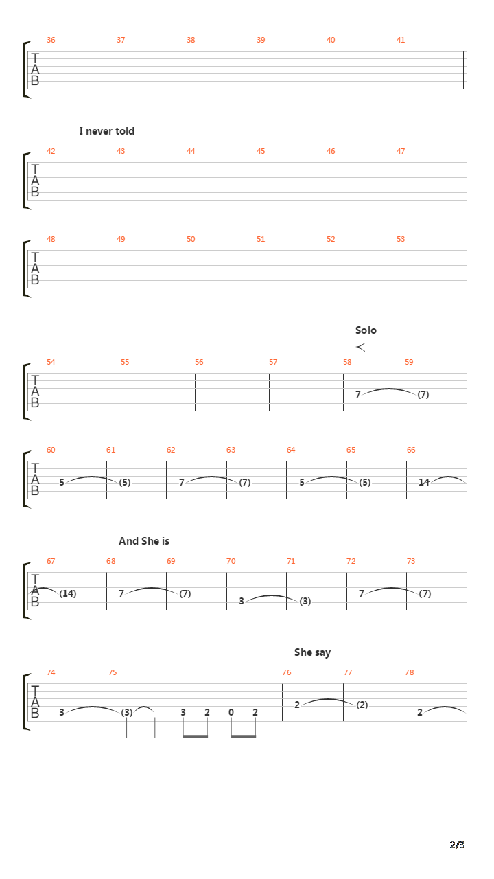 Packs Of Three吉他谱