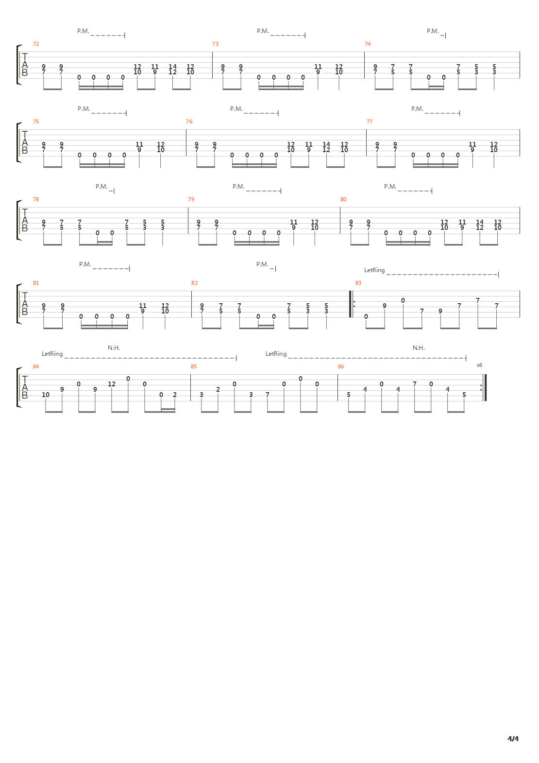 Apage Satanas吉他谱