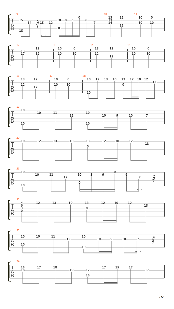 Divka S Perlami Ve Vlasech吉他谱