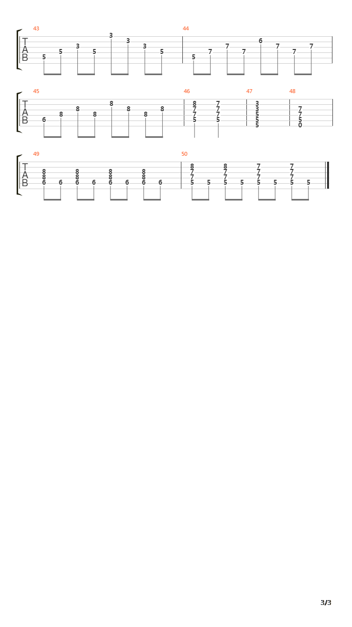 Satisfied吉他谱