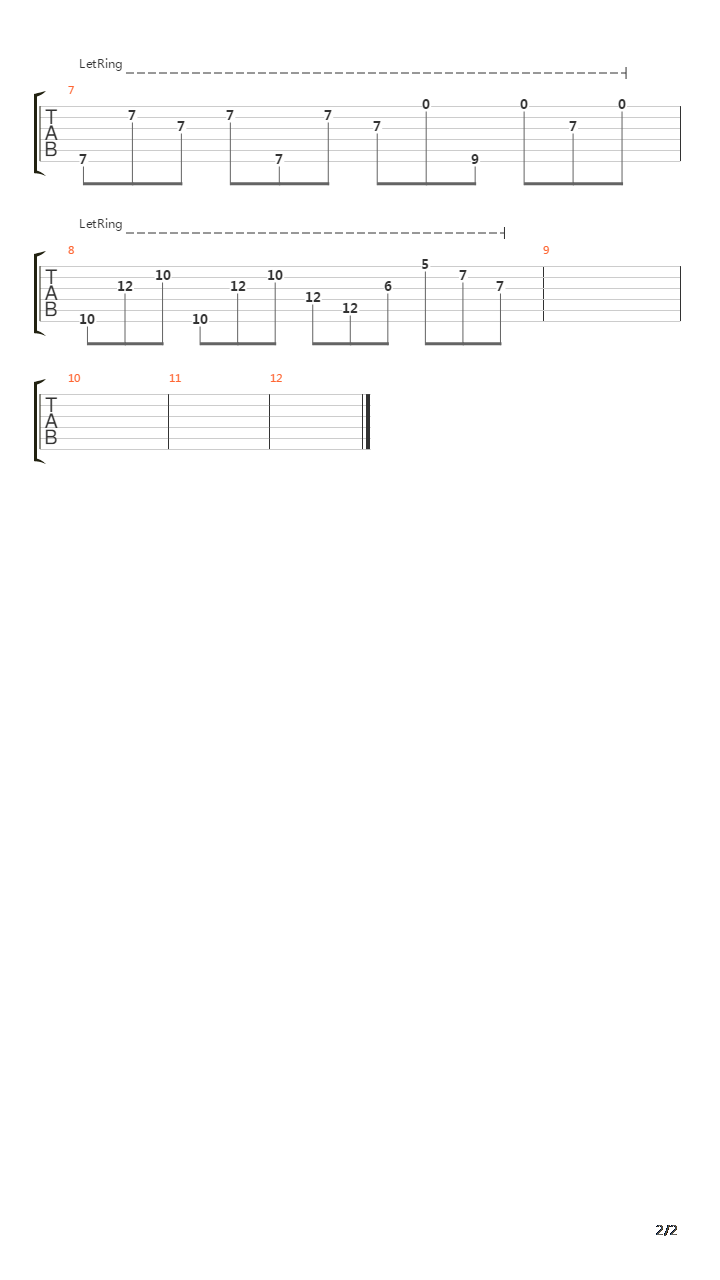 Suburban War吉他谱