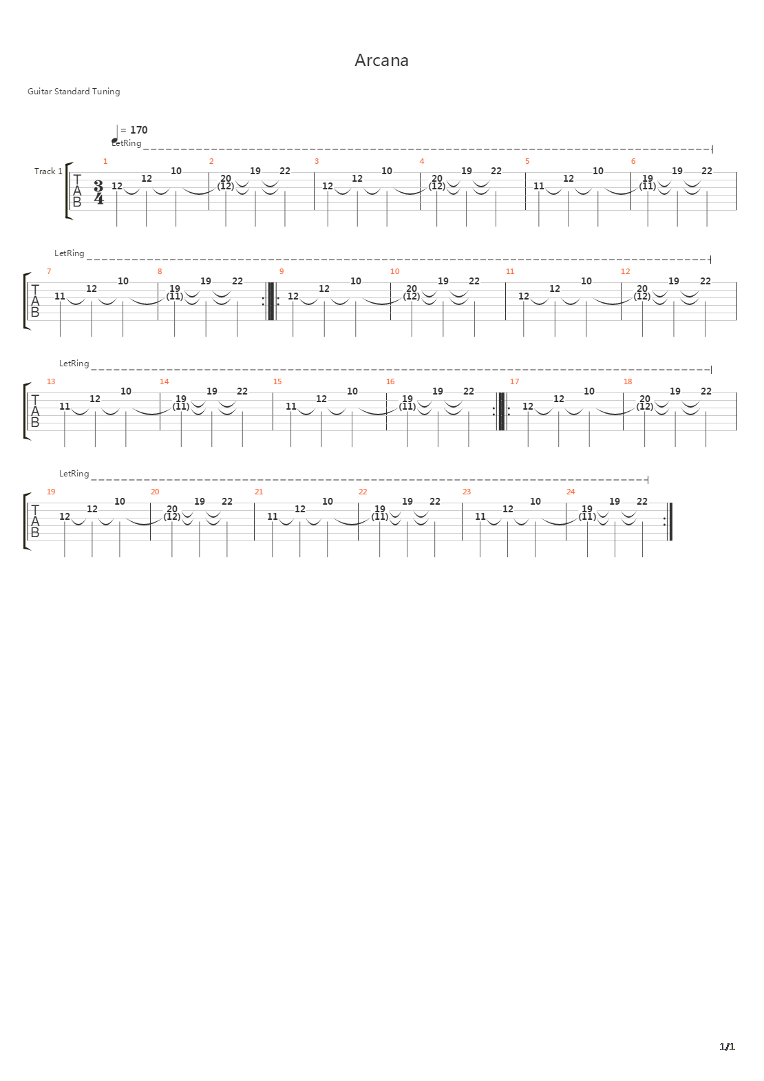 Closure吉他谱