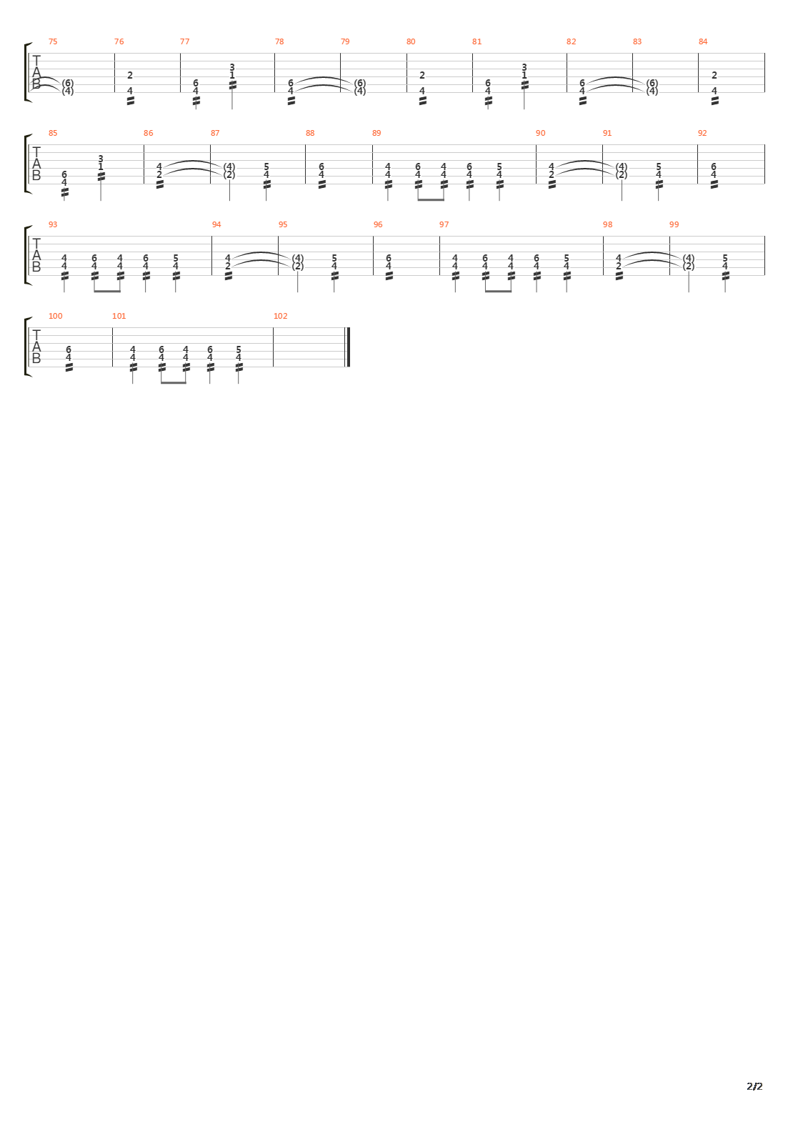 Hvila Pa Tronan Min吉他谱
